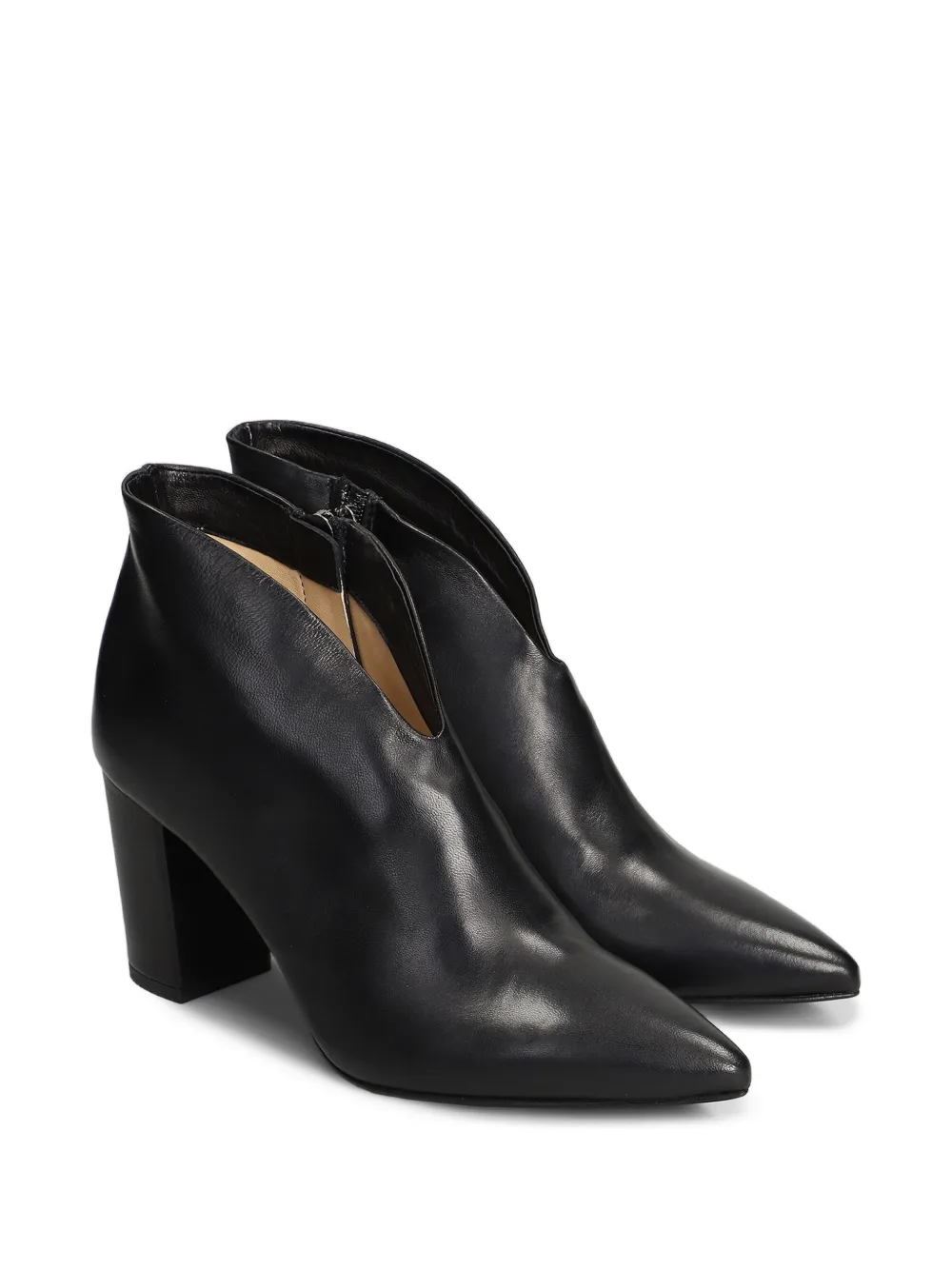 The Seller pointed-toe V-cut boots Zwart