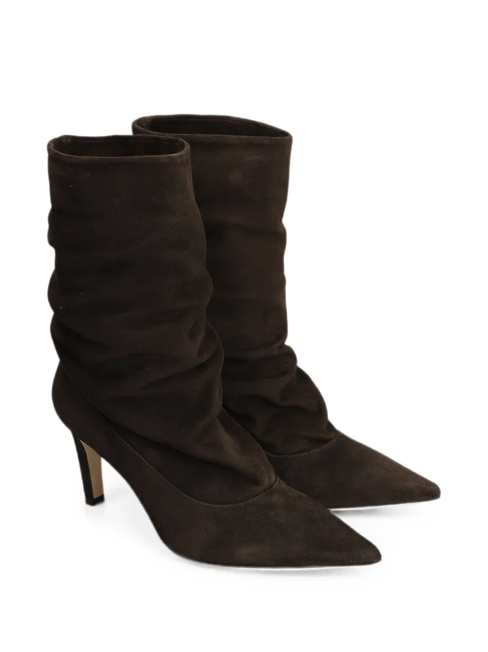 The Seller pointed-toe suede ankle boots Bruin