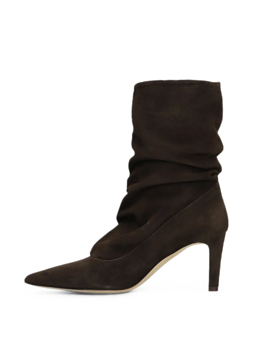 The Seller pointed-toe suede ankle boots Bruin