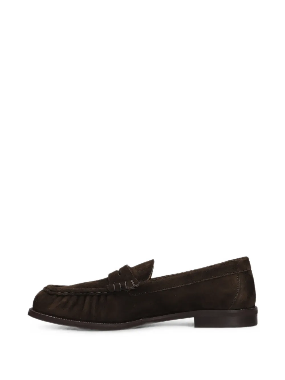 Julie Dee suede slip-on loafers Bruin