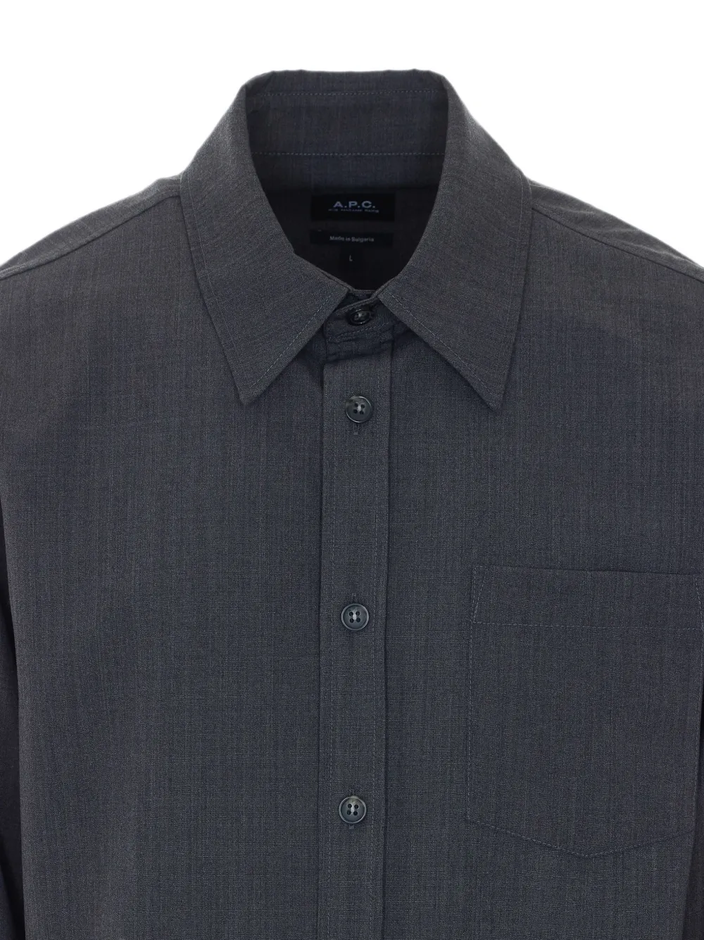 A.P.C. Malaury shirtjack Grijs