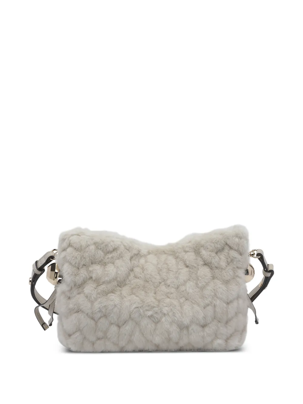 LIU JO Kleine Riccy tas van imitatiebont Beige