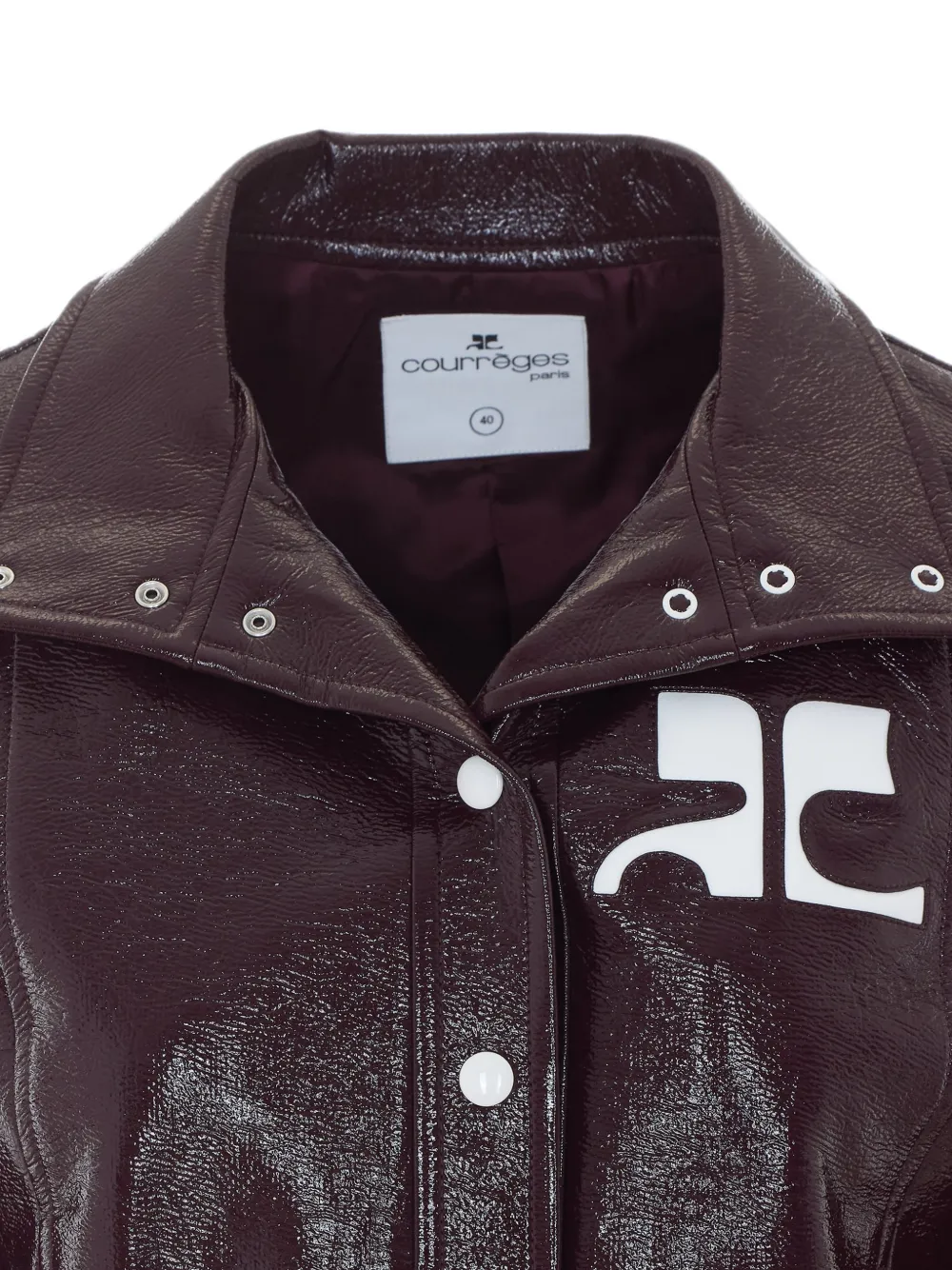 Courrèges Reedition vinyl jack Rood