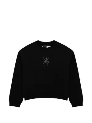 Chrome Hearts Cross-patch quarter-zip Sweater | Black | FARFETCH