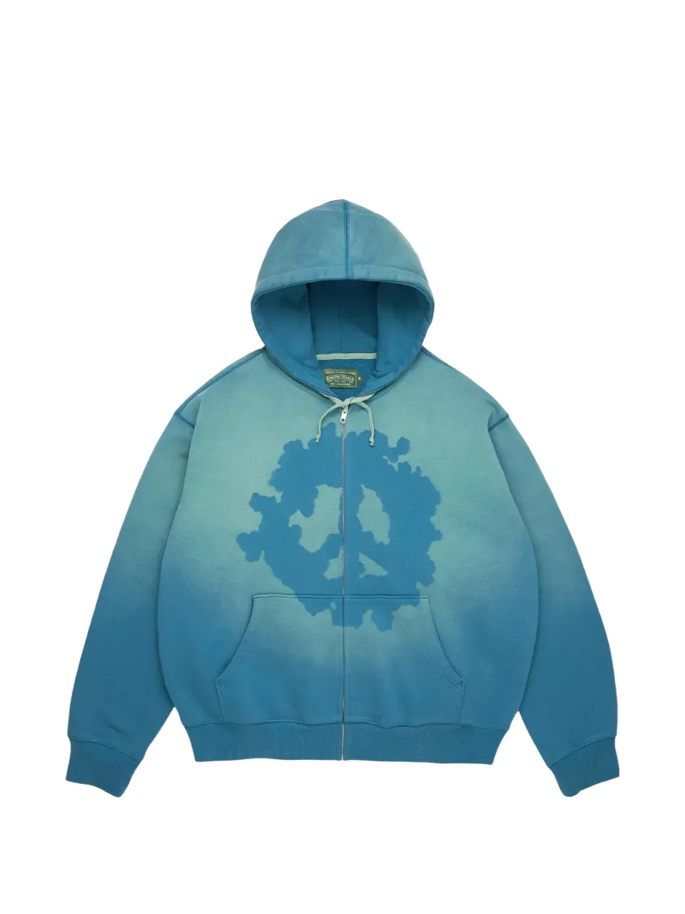Denim Tears Peace Wreath Kapuzenjacke - Blau