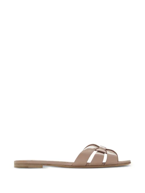 Saint Laurent Tribute mules in patent leather