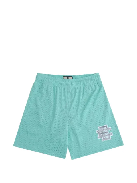 ERIC EMANUEL EE Basic metallic-logo shorts