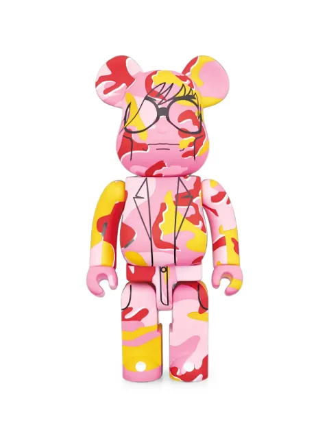 BearBrick x Andy Warhol Camo version 1000% collectible