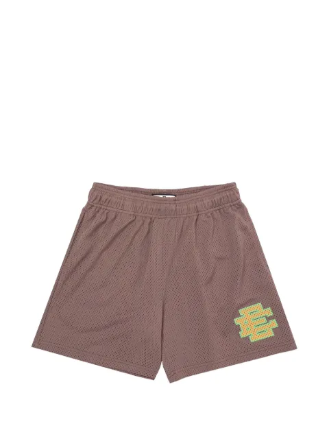 ERIC EMANUEL EE Basic logo-print mesh shorts