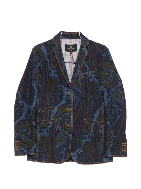 ETRO paisley-print denim jacket