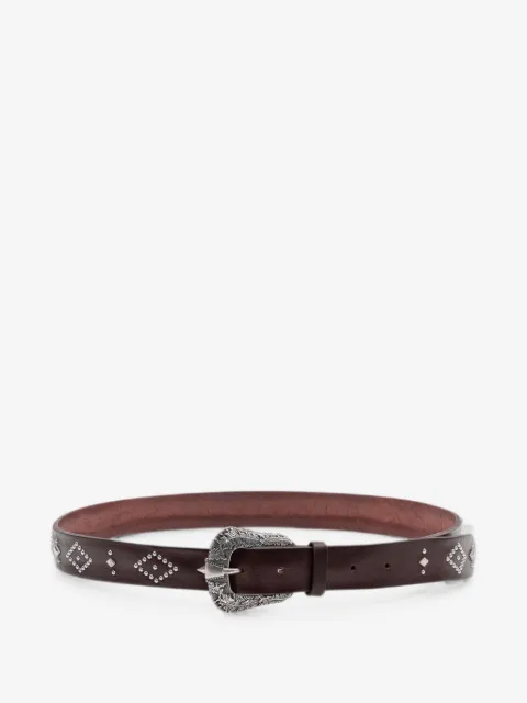 Orciani studded leather belt