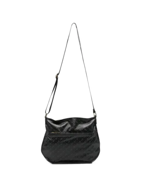 Gherardini bolsa crossbody con monograma estampado y placa del logo