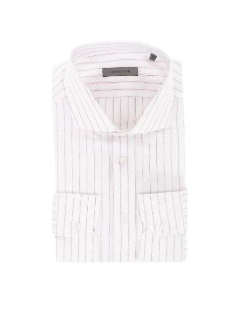 Corneliani striped cotton shirt