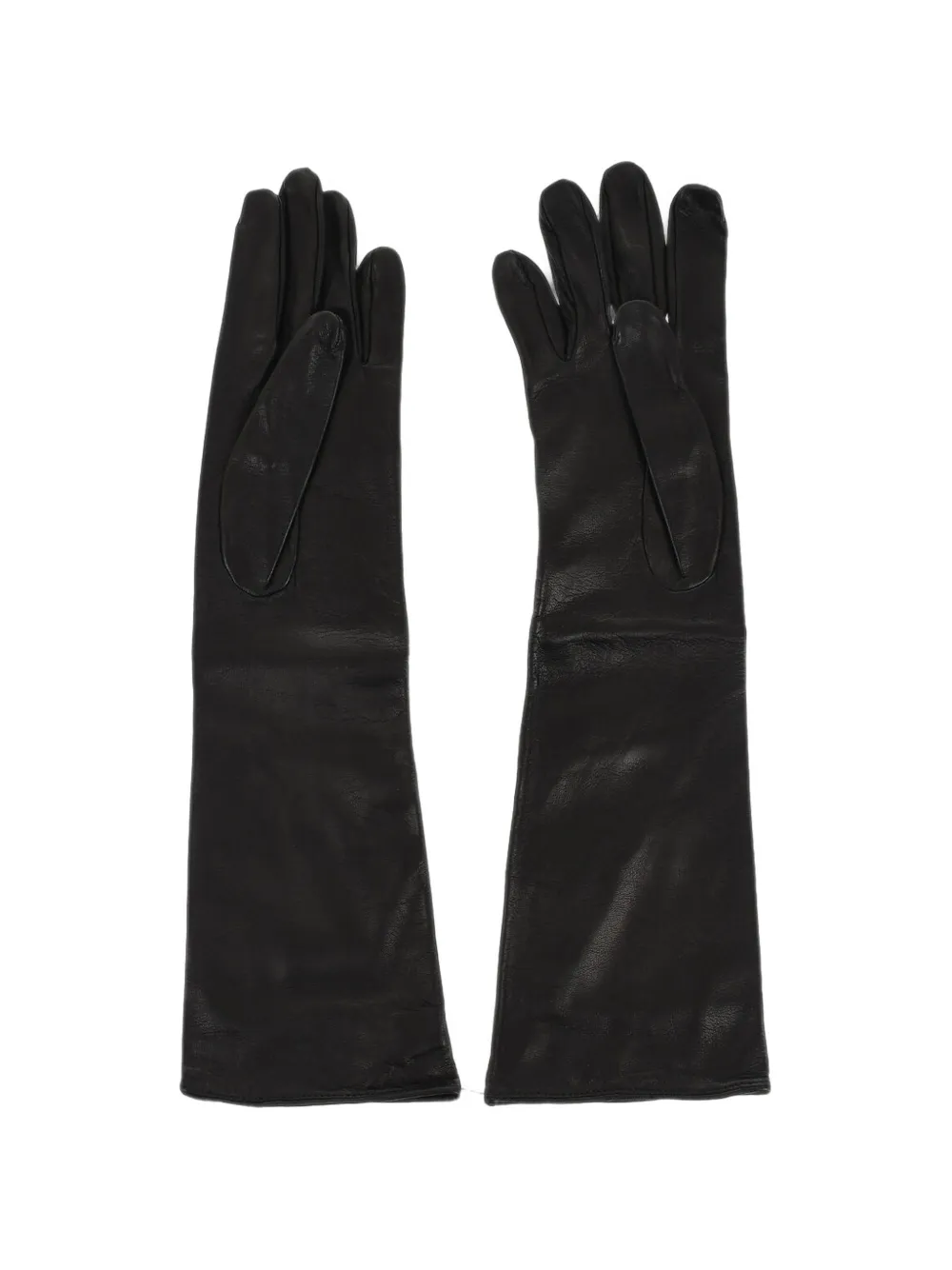 Dsquared2 Leather Gloves In Black