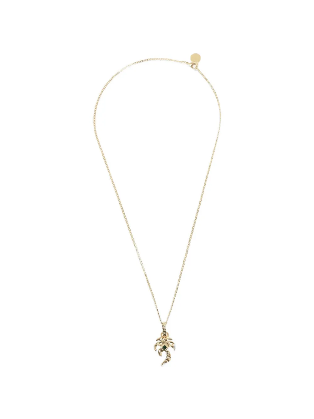 Palm Angels Palm Melted Charm Necklace In 골드 톤