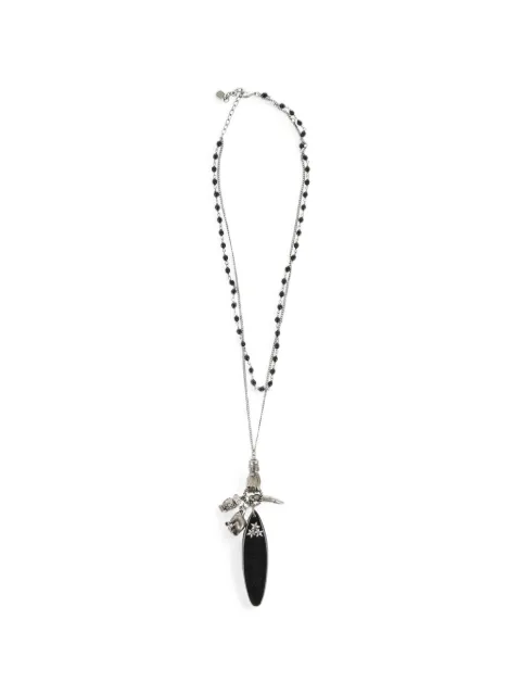 DSQUARED2 D2 Surf charm necklace
