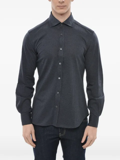 Corneliani polka-dot shirt
