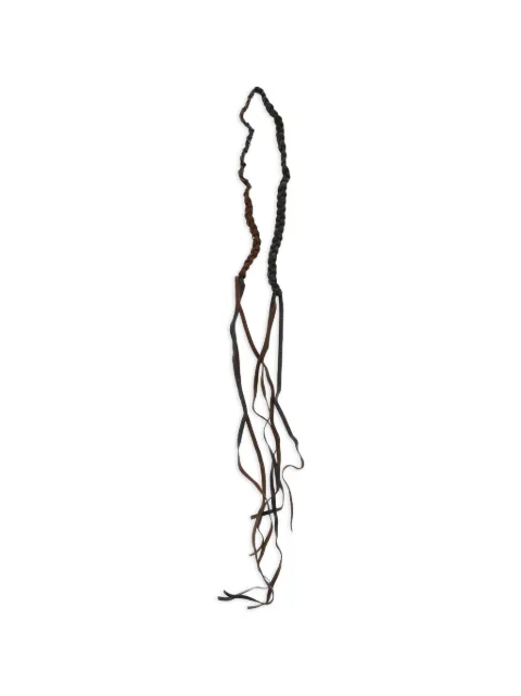 DSQUARED2 Rodeo Boy braided leather necklace