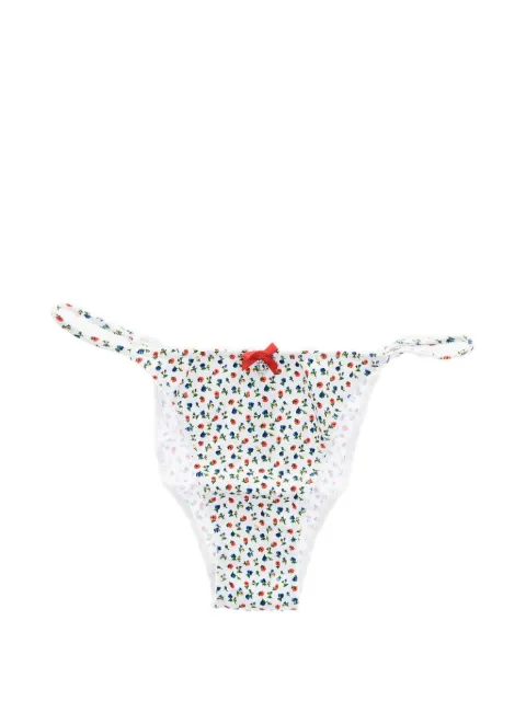 DSQUARED2 floral-print bow-detail briefs