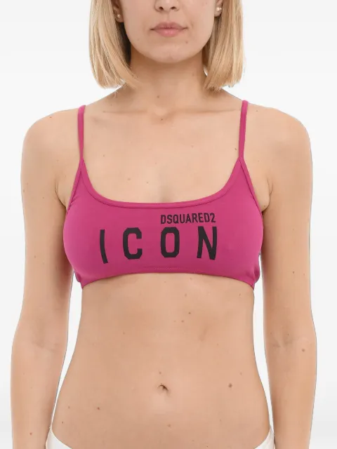 DSQUARED2 Icon bandeau sport bra