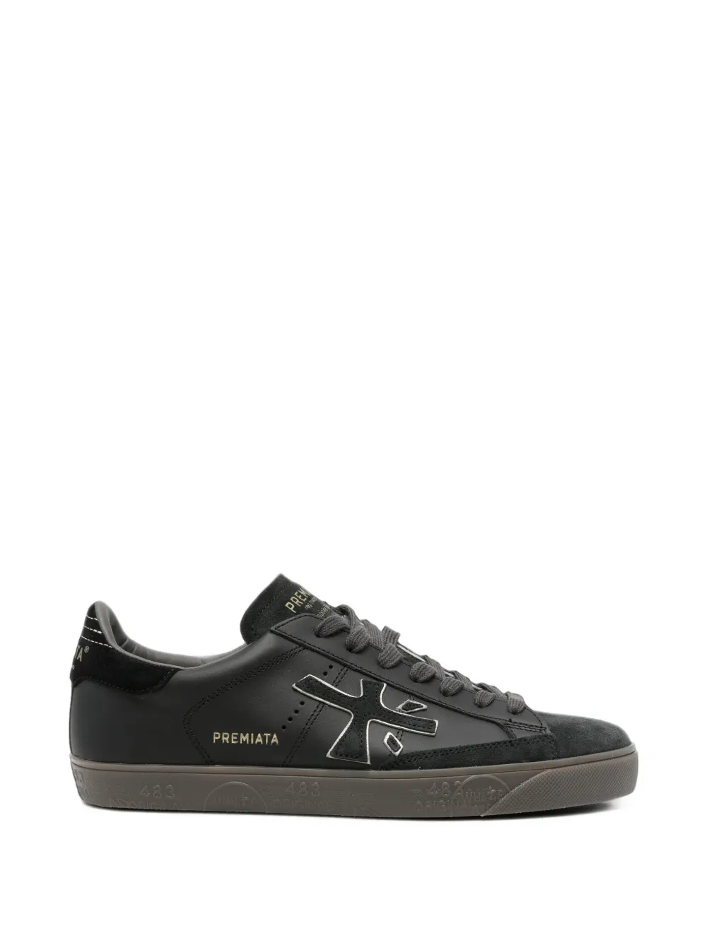 Premiata Steven 8484 logo-patch sneakers - Nero