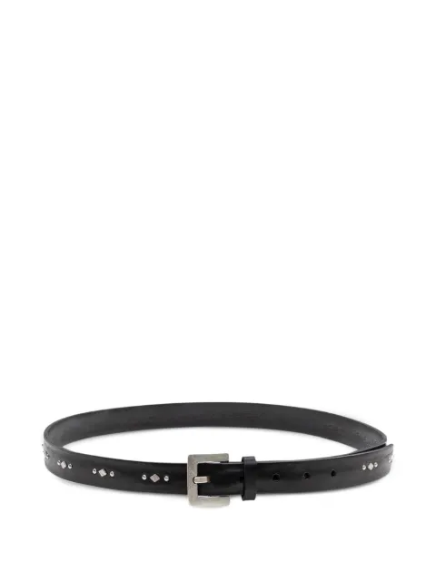 Orciani stud-embellished leather belt