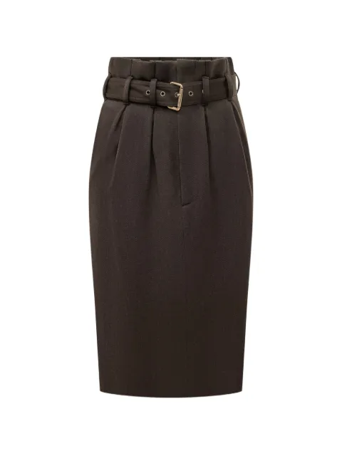 ETRO belted midi skirt