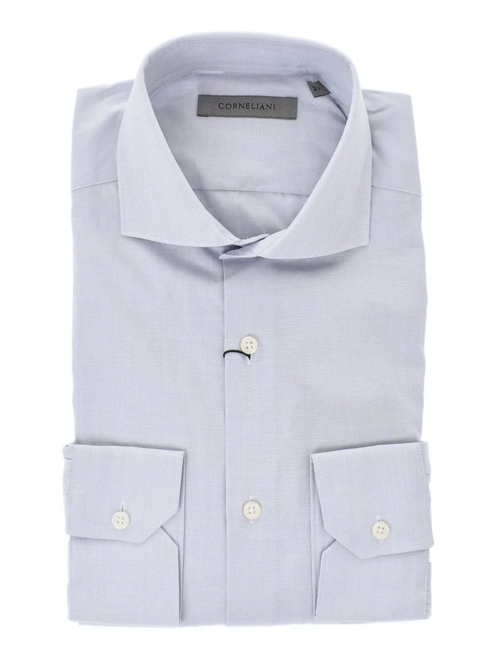 Corneliani cotton long-sleeve shirt Blauw