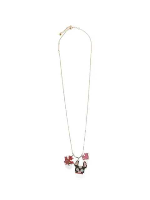 DSQUARED2 Gaming rhinestone necklace