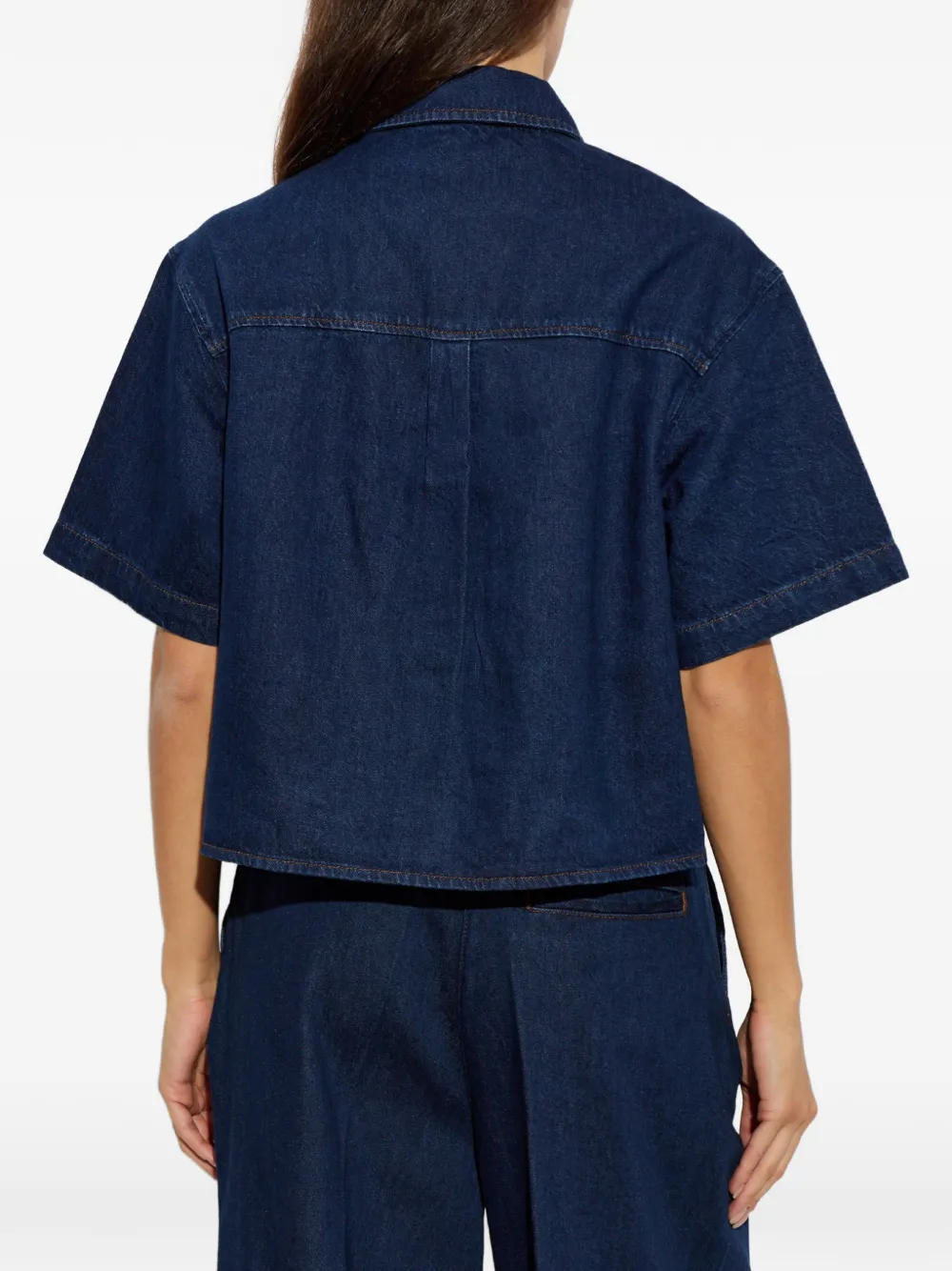 ANINE BING Lincoln blouse Blauw