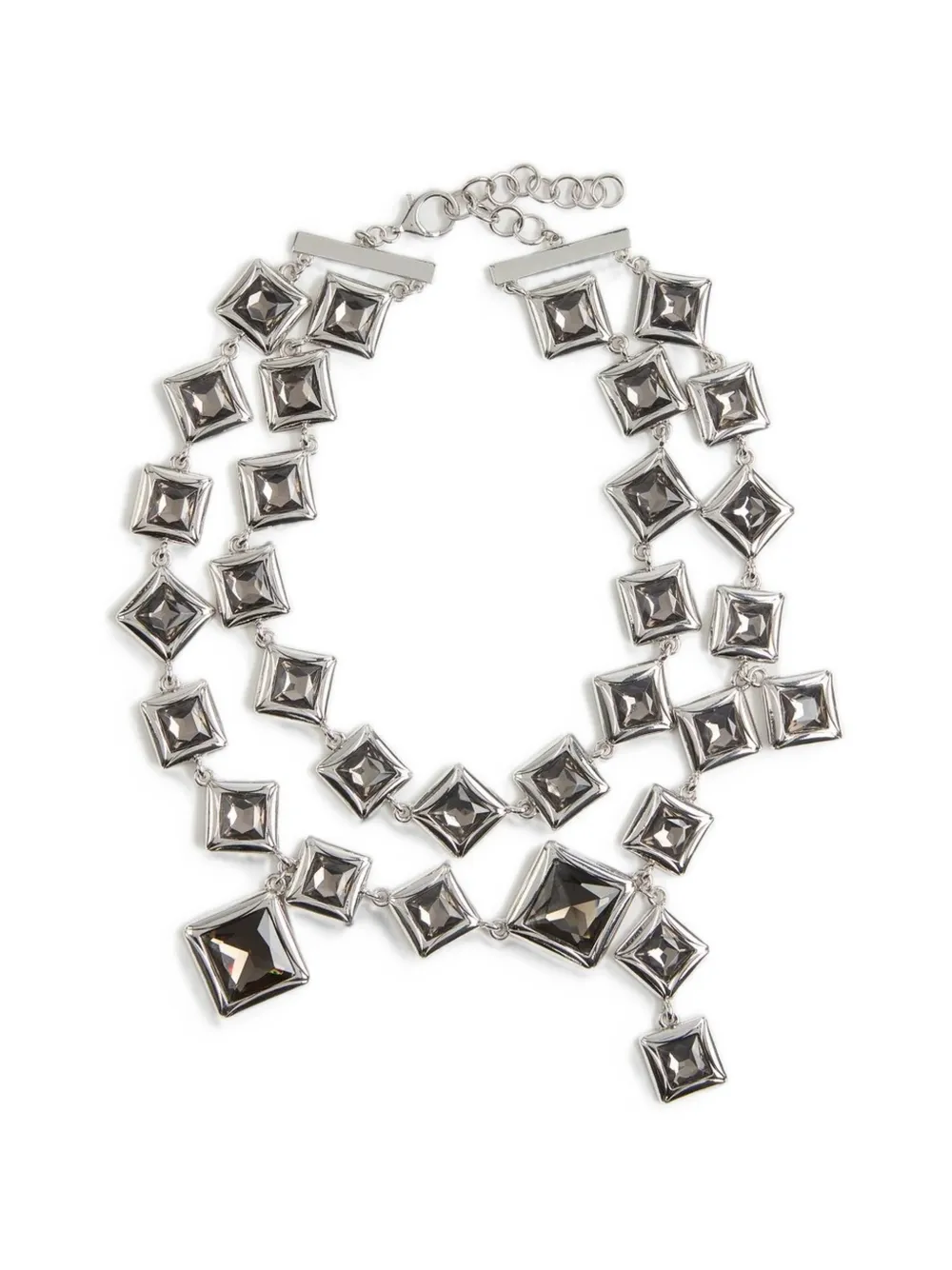Liviana Conti Zabica crystal-embellished geometric necklace