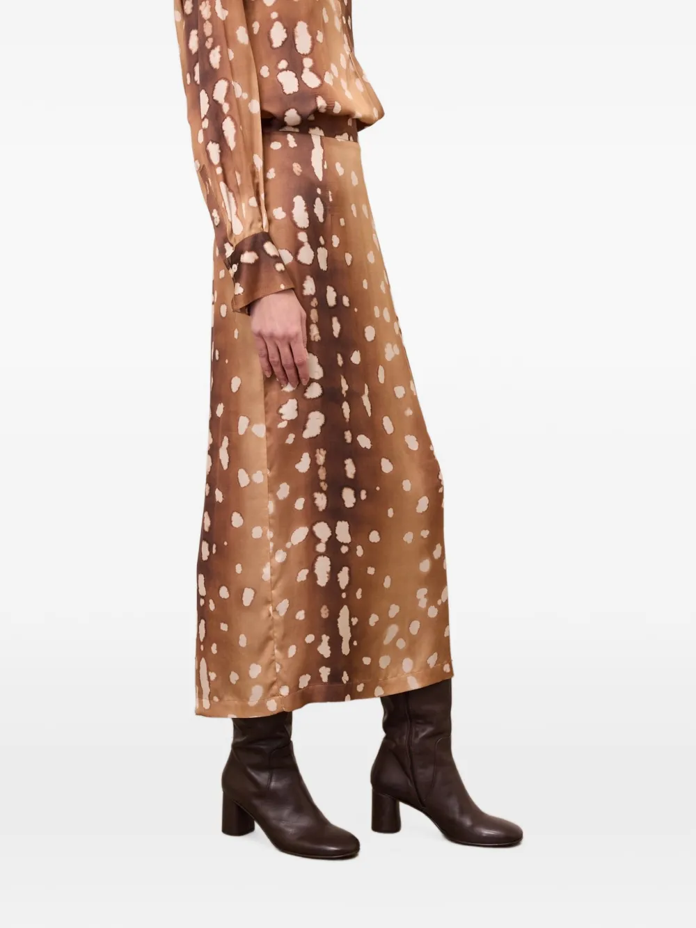 Ottod'Ame flowing straight skirt · 40