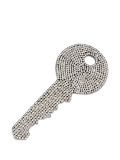 Essentiel Antwerp rhinestone-embellished key-shaped brooch