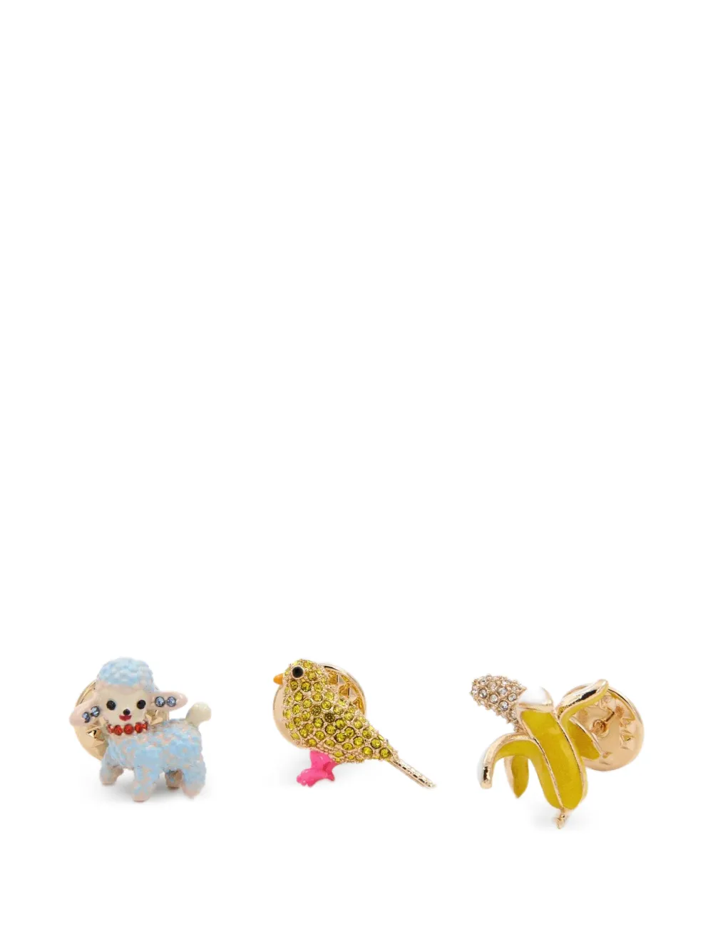 Essentiel Antwerp crystal-embellished brooches