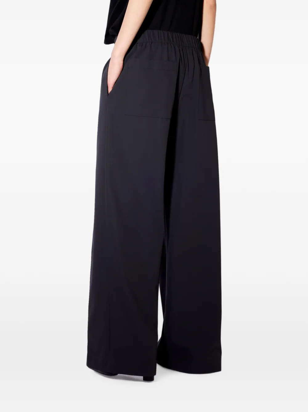 Liviana Conti Broek met elastische tailleband Zwart