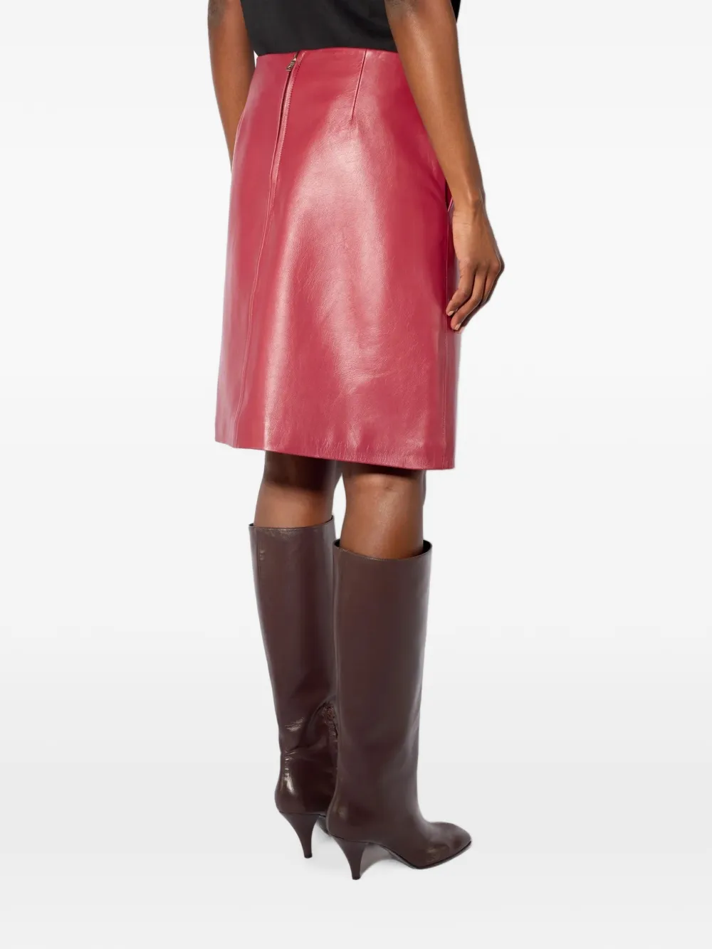 Liviana Conti A-lijn mini-rok Rood