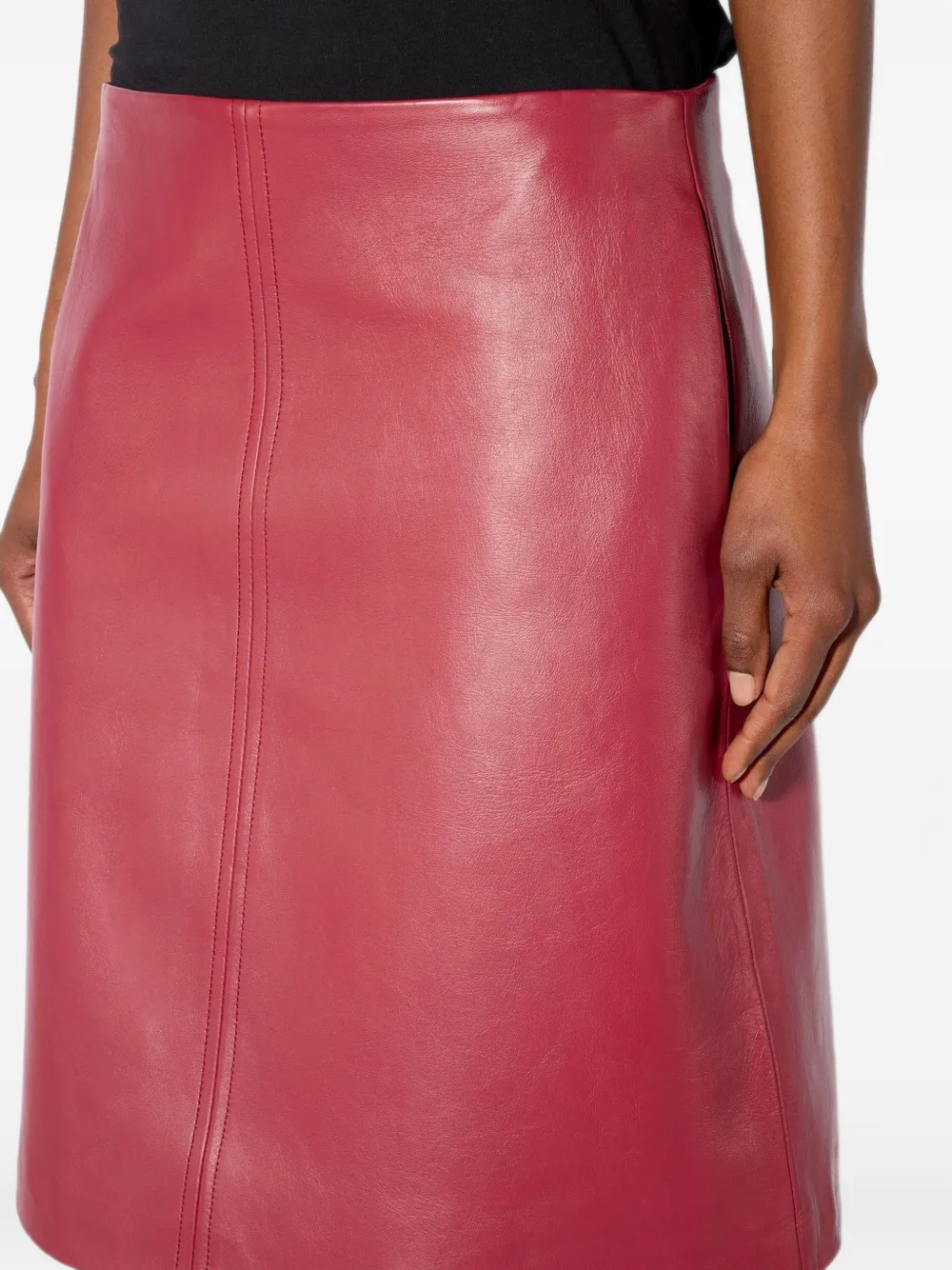 Liviana Conti A-lijn mini-rok Rood