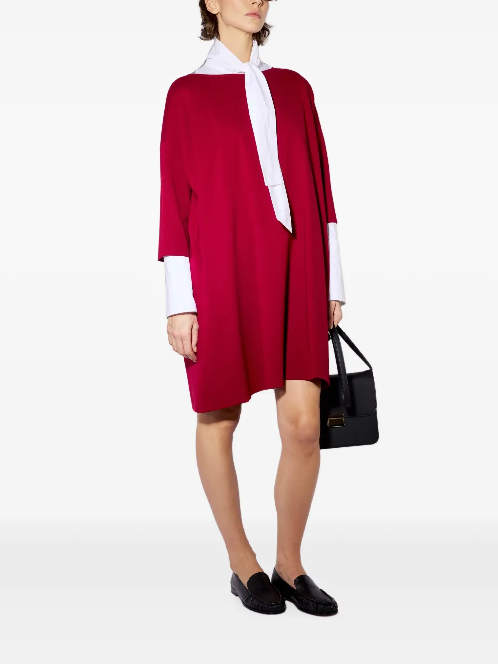 Liviana Conti Giorgia round-collar mini dress