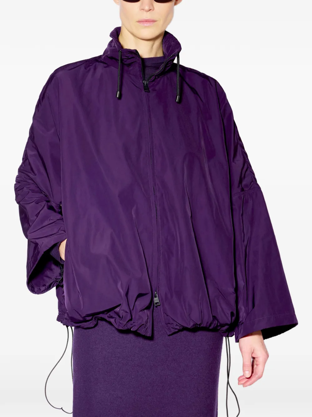 Liviana Conti Liam drawstring wide-sleeve jacket