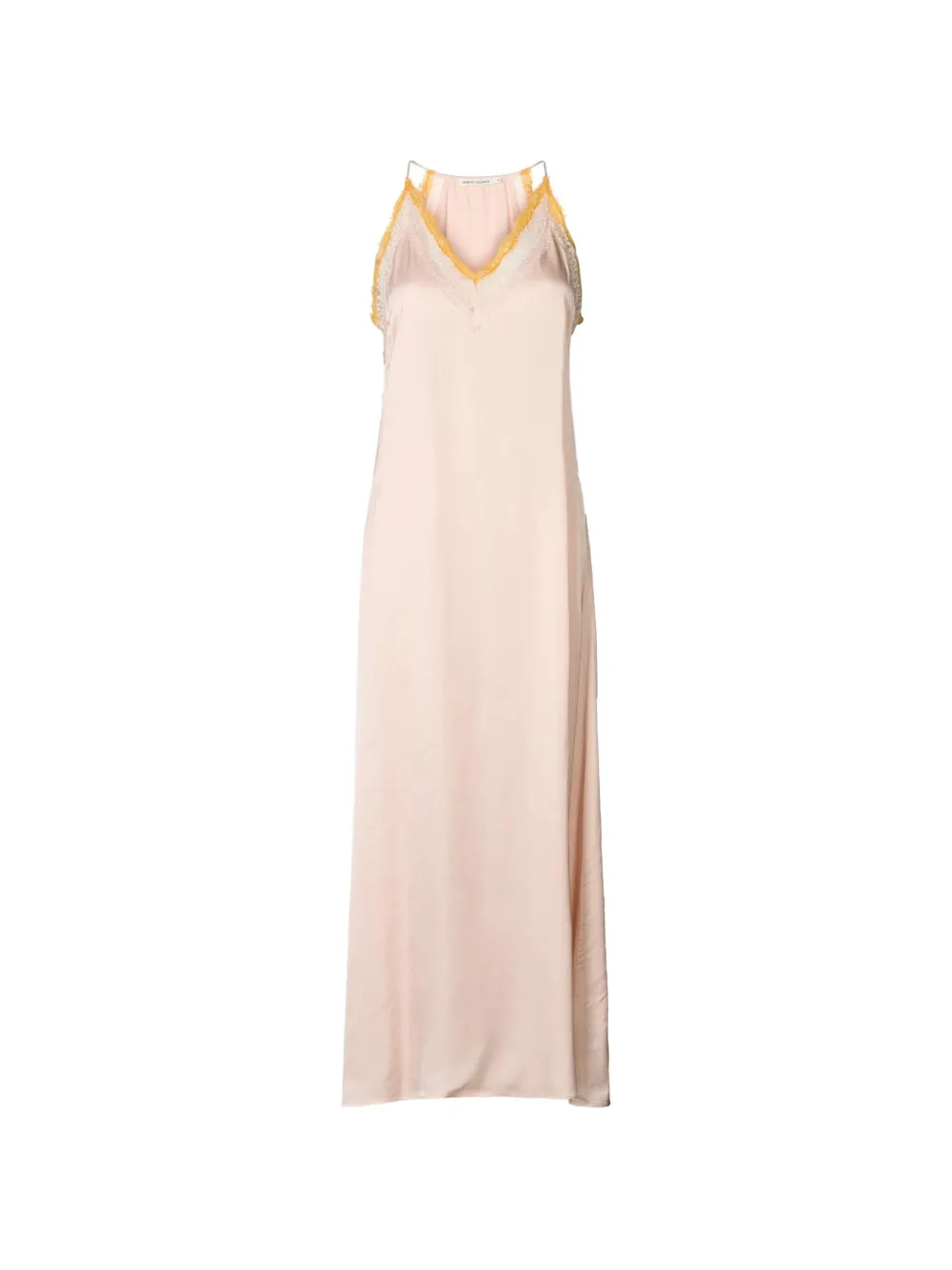 RABENS SALONER Cheers lace-trim slip maxi dress - Rose RABENS SALONER Cheers lace-trim slip maxi dress - Rose