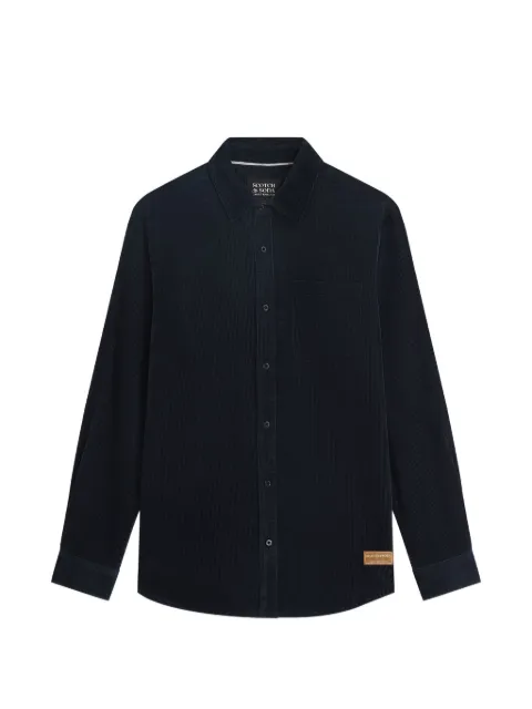 Scotch & Soda corduroy chest-pocket shirt