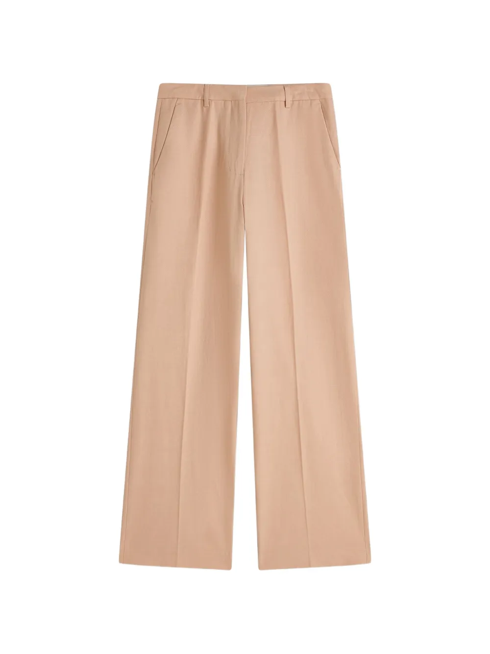 Scotch & Soda pressed-crease wide-leg trousers - Rose