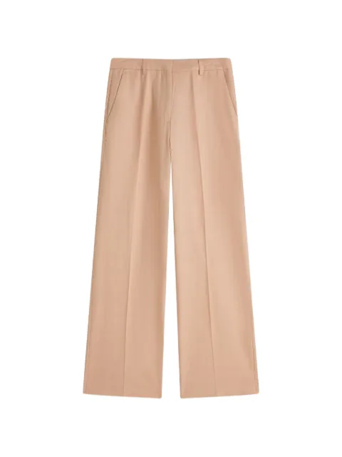 Scotch & Soda pressed-crease wide-leg trousers
