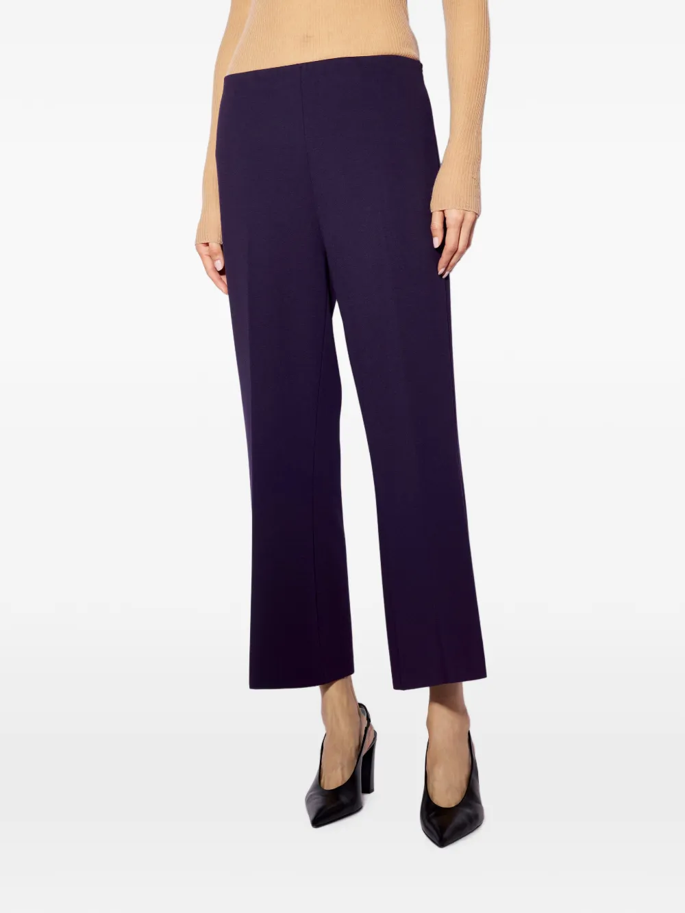 Liviana Conti Lance pressed-crease trousers