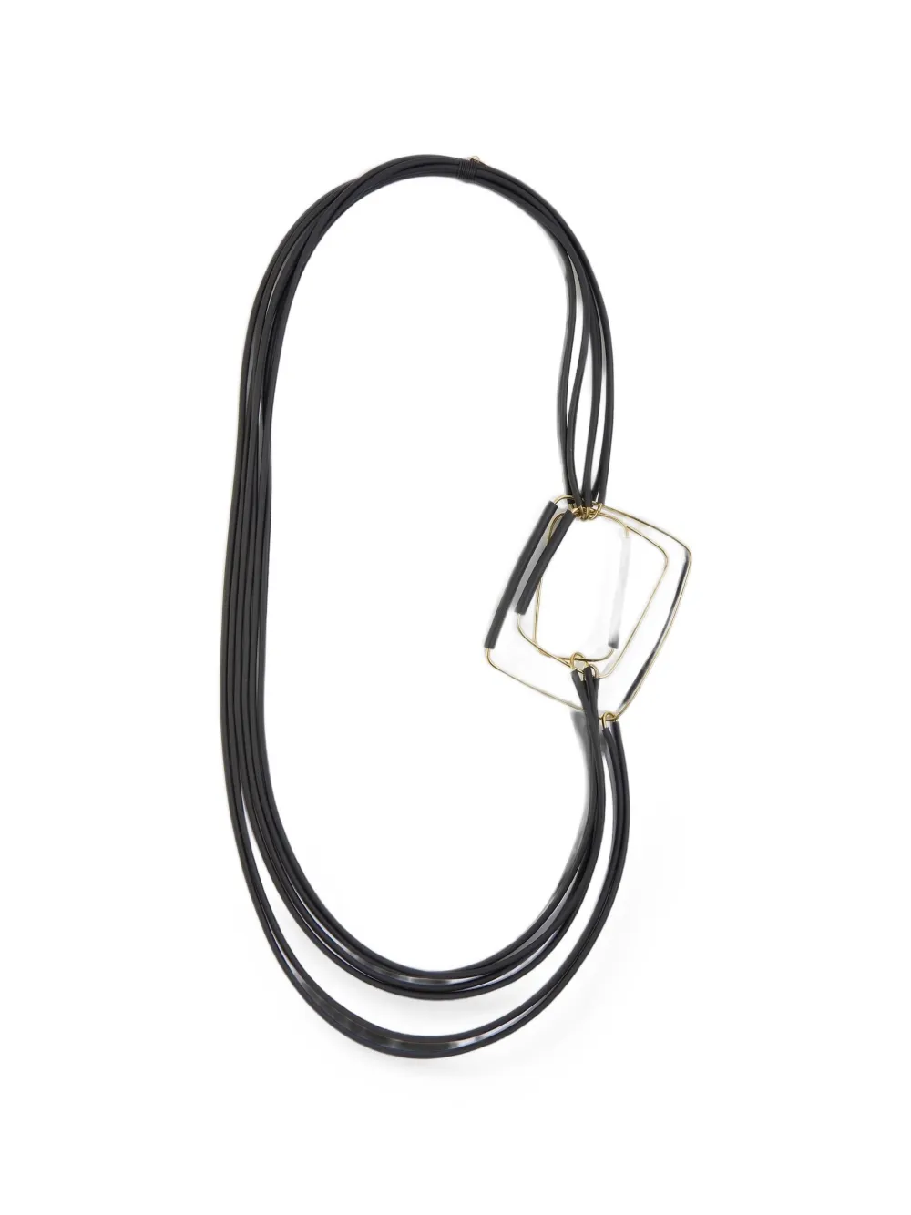 Liviana Conti Lia geometric-pendant multi-strand necklace