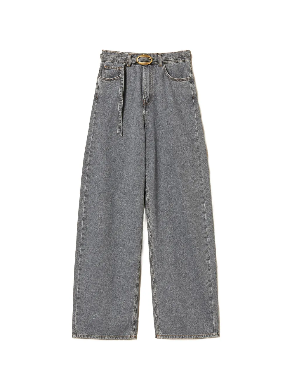 TWINSET Jeans con cinque tasche - Grigio