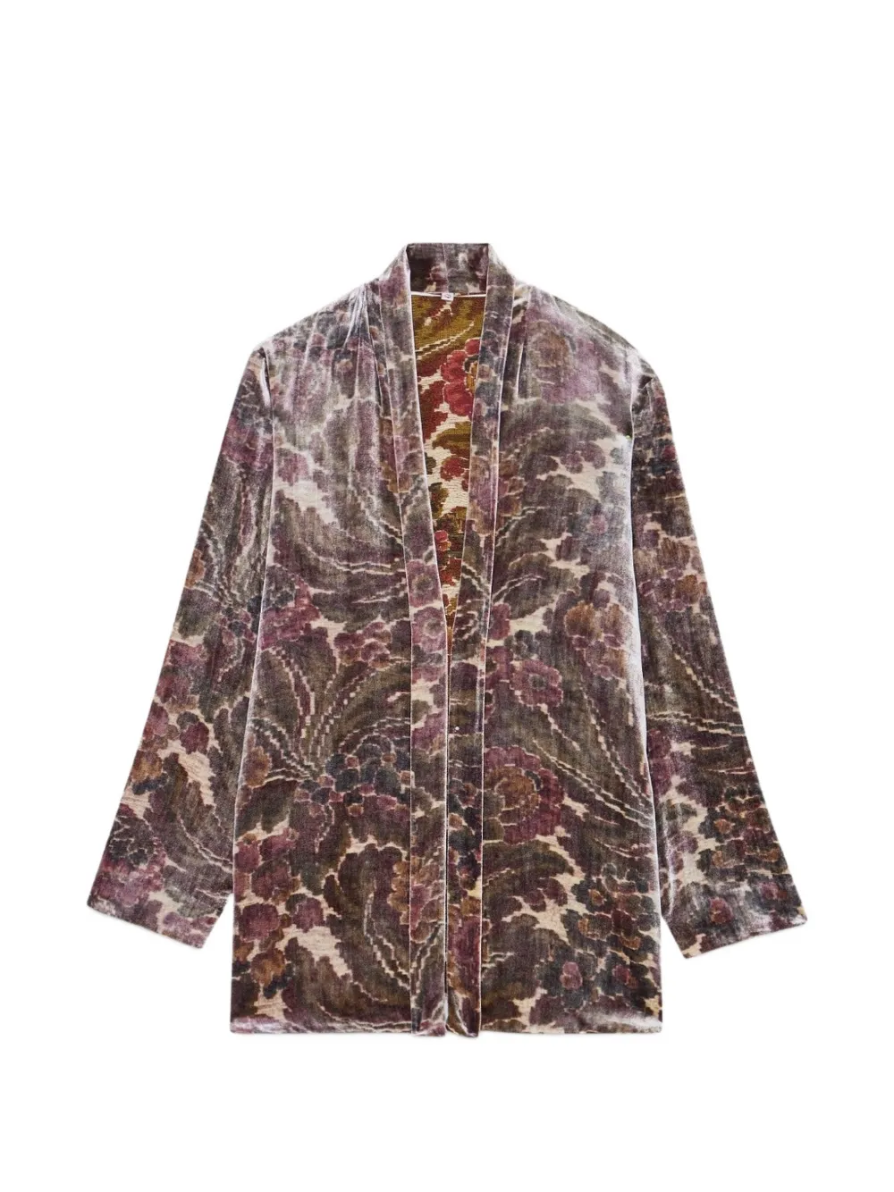 Ottod'ame Floral-print Jacket In Multi