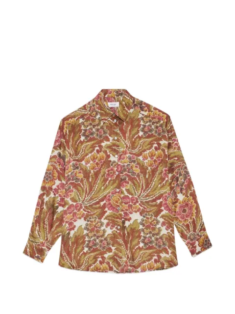 Ottod'Ame camisa manga larga con estampado floral