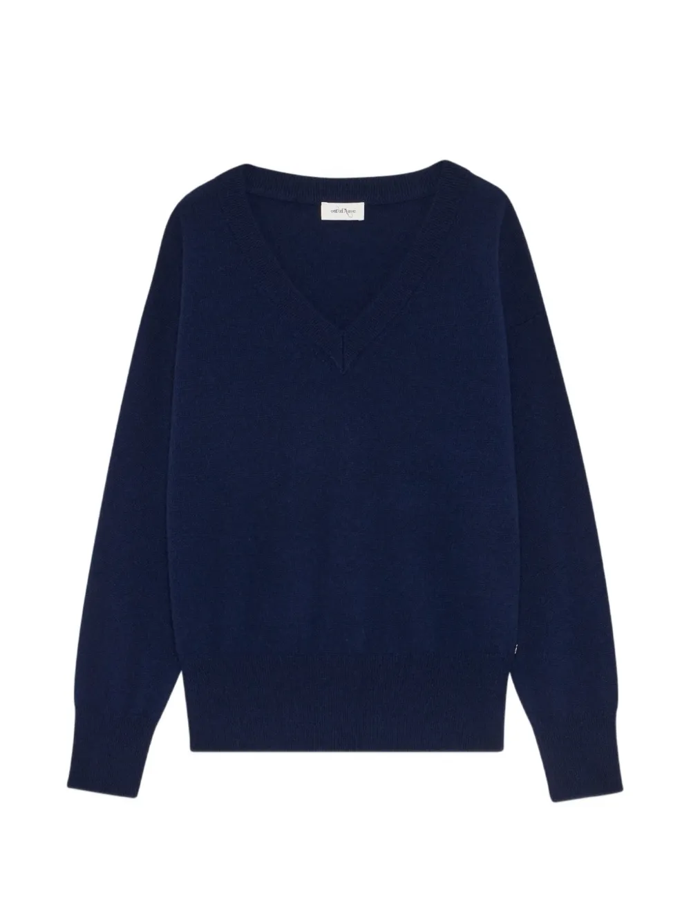 Ottod'Ame Maglione con scollo a V - Blu