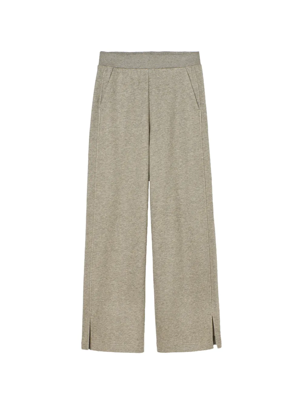 PSOPHIA marl-effect side-slit track pants